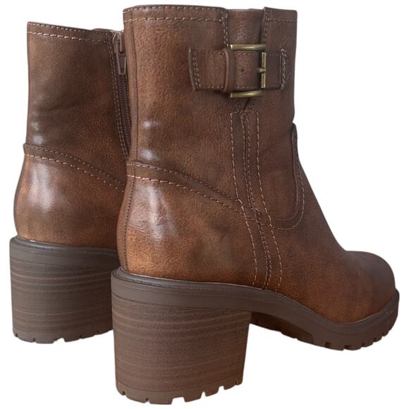 Brown Leather Ankle Boots - Picture 3 of 13